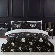 Gothic Magick Microfibre Reversible Duvet Set with Pillowcase | Multi | Double | 1