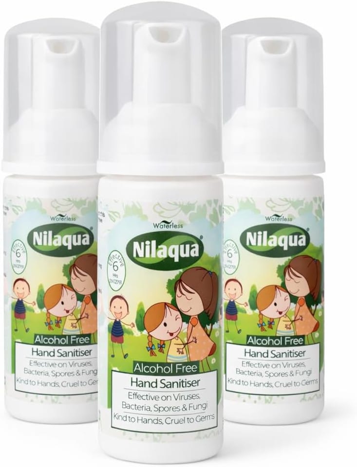 image 1 of Little Hands Alcohol Free Sanitiser 50ml - Triple Pack