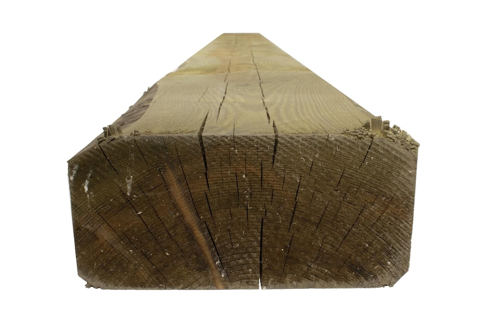 image 1 of Snowdon Timber Reject Treated Eased Edge Sleeper 2 Pack (L) 2.4m (W) 195mm (H) 95mm