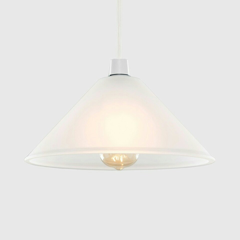 image 1 of ValueLights Modern White Frosted Glass Ceiling Light Shade