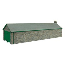 Bachmann Scenecraft Narrow Gauge BL Engine Shed Green (Pre-Built)