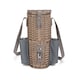 image 4 of Wicker Single Bottle and 2 Champagne Glass Carrier With Shoulder Strap