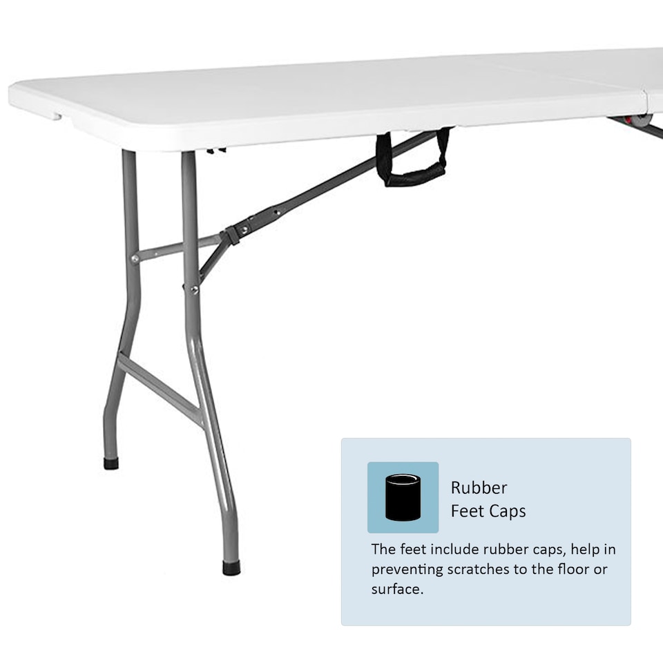 image 1 of Home Vida 6ft Portable Folding Table