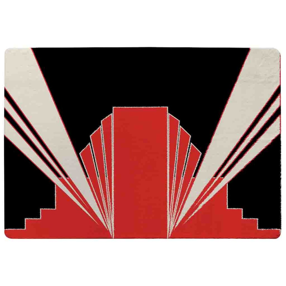 image 1 of Art Deco Building Rug | Multi