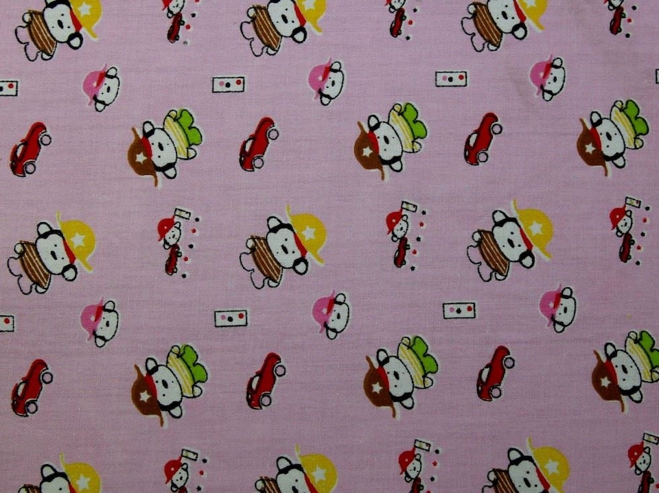 Pink 100% Cotton Fabric for Bag Making, Dressmaking, Quilting, 155cm / 61" Wide - per metre