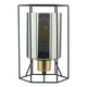 image 4 of Sabrina Black and Smoked Glass Table Lamp Black