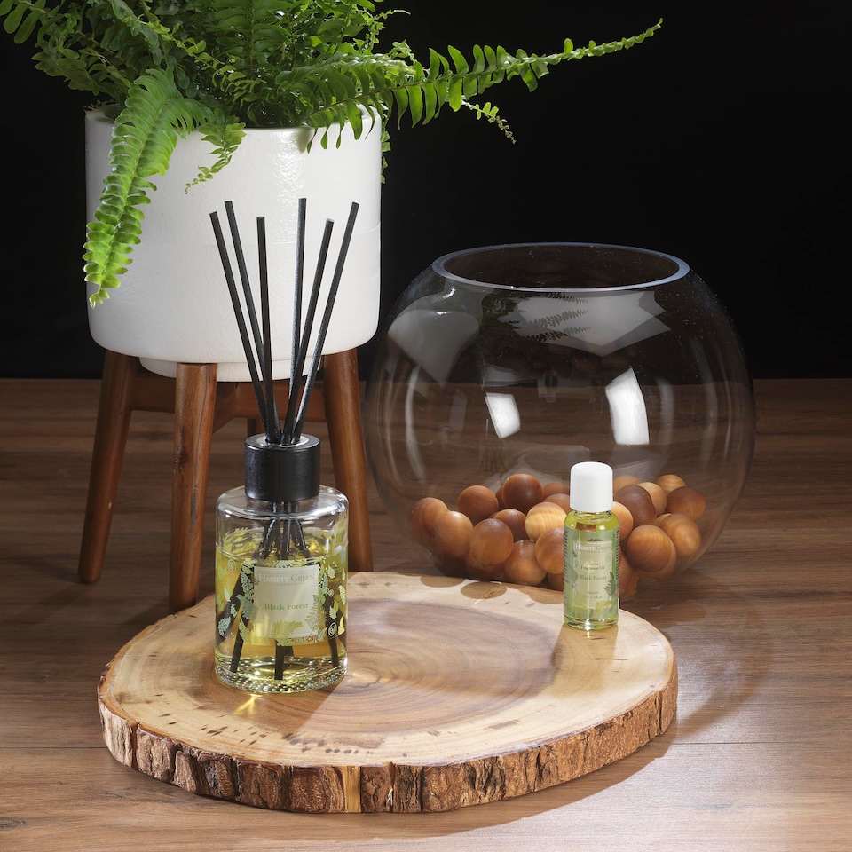 image 1 of Hassett Green London - Black Forest Pine & Eucalyptus - Scented Wooden Balls Pack of 100 - Alternative to Pot Pourri, Diffusers, Sachets and Drawer Liners