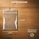 image 2 of 2000 Clear Zip Seal Bags 5x7.5 Inch Resealable Pouches | Clear