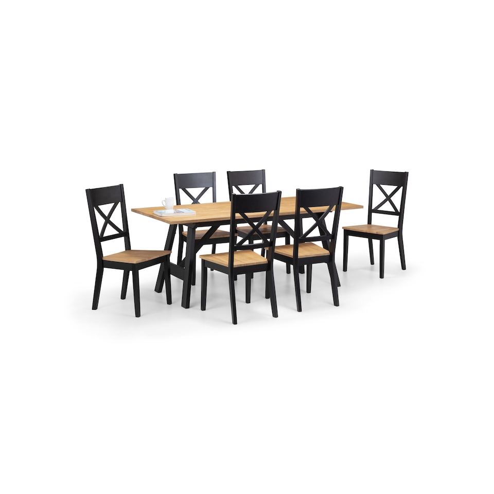 image 1 of Hockley Table Black/Oak
