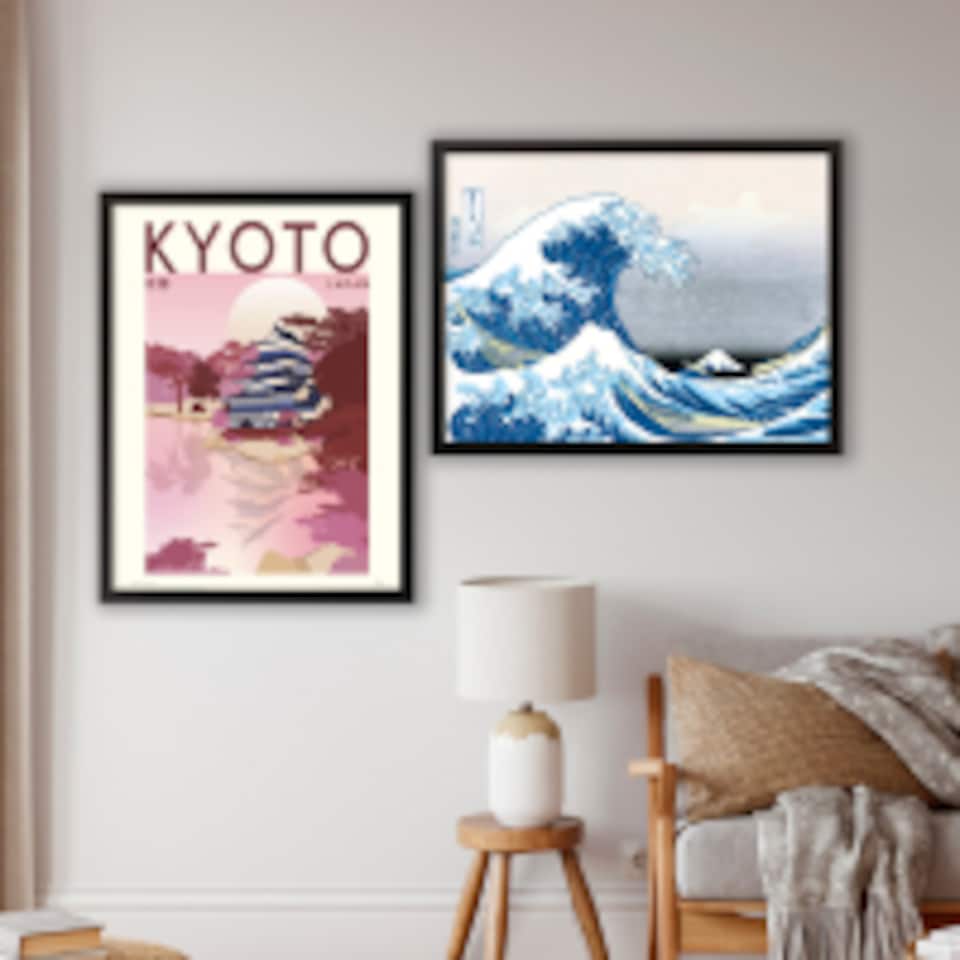 image 1 of GB Eye Contemporary Wooden Black Picture Frame - 60 x 80cm