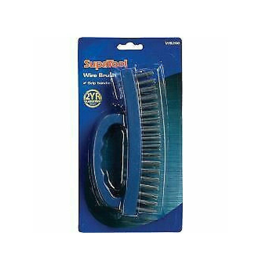 SupaTool Wire Brush - Blue/Silver - One Size