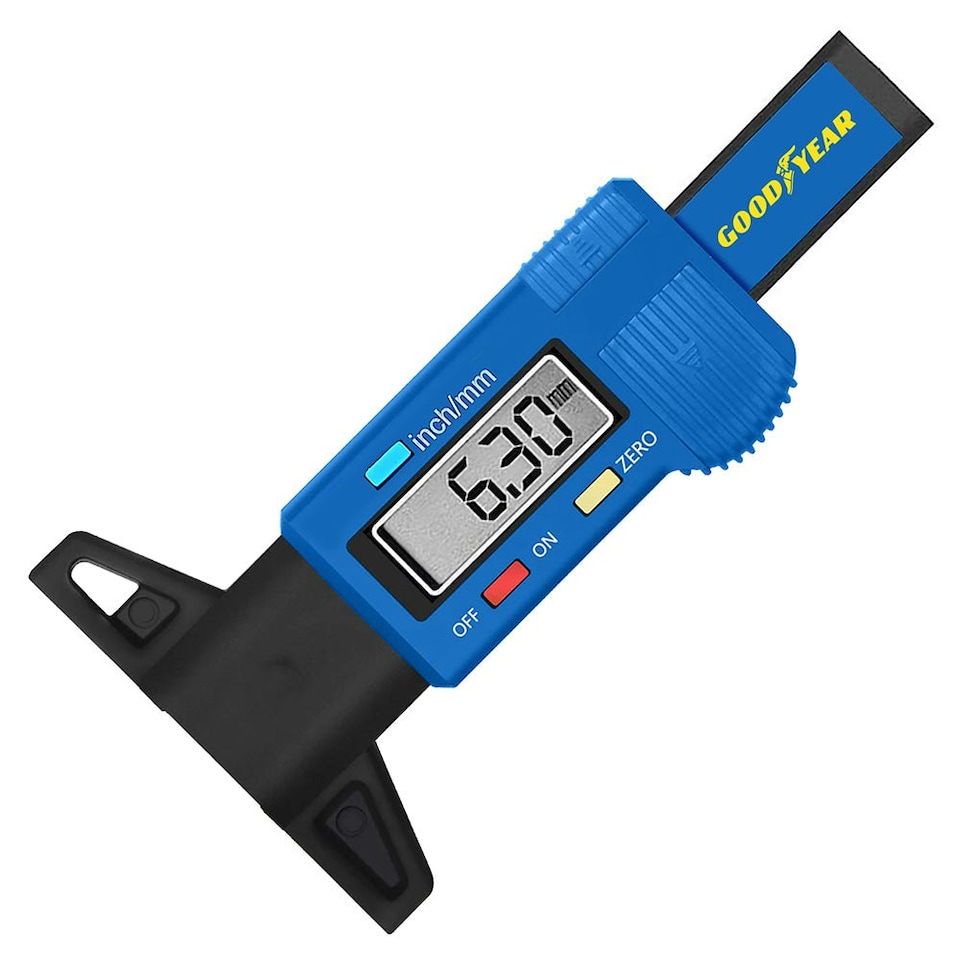 image 1 of Goodyear Digital Tyre Tread Depth Gauge Measuring Tool Car Van Trucks MOT