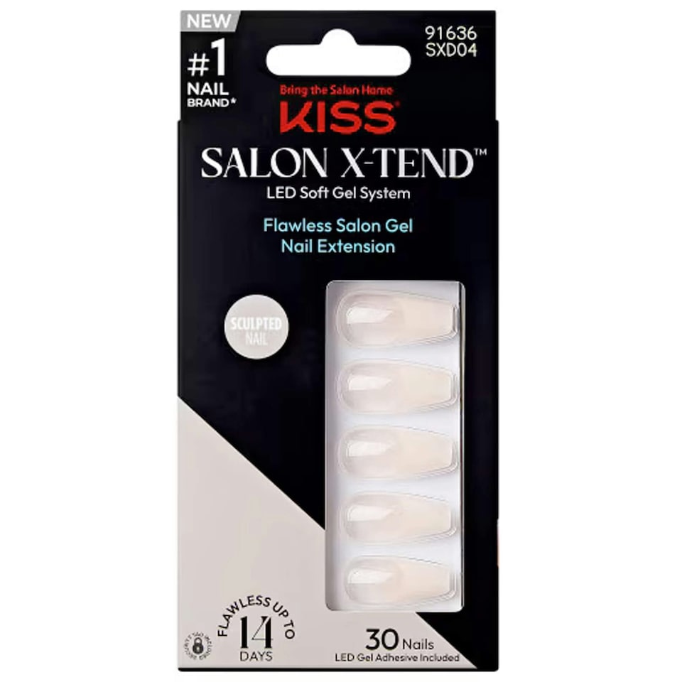 Kiss Salon X-Tend Gel Nail Extension Trustfall (1 x 5g) Blue