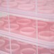 image 5 of Oypla Pink 3 Tier 36 Cupcake Plastic Carrier Holder Storage Container Pink