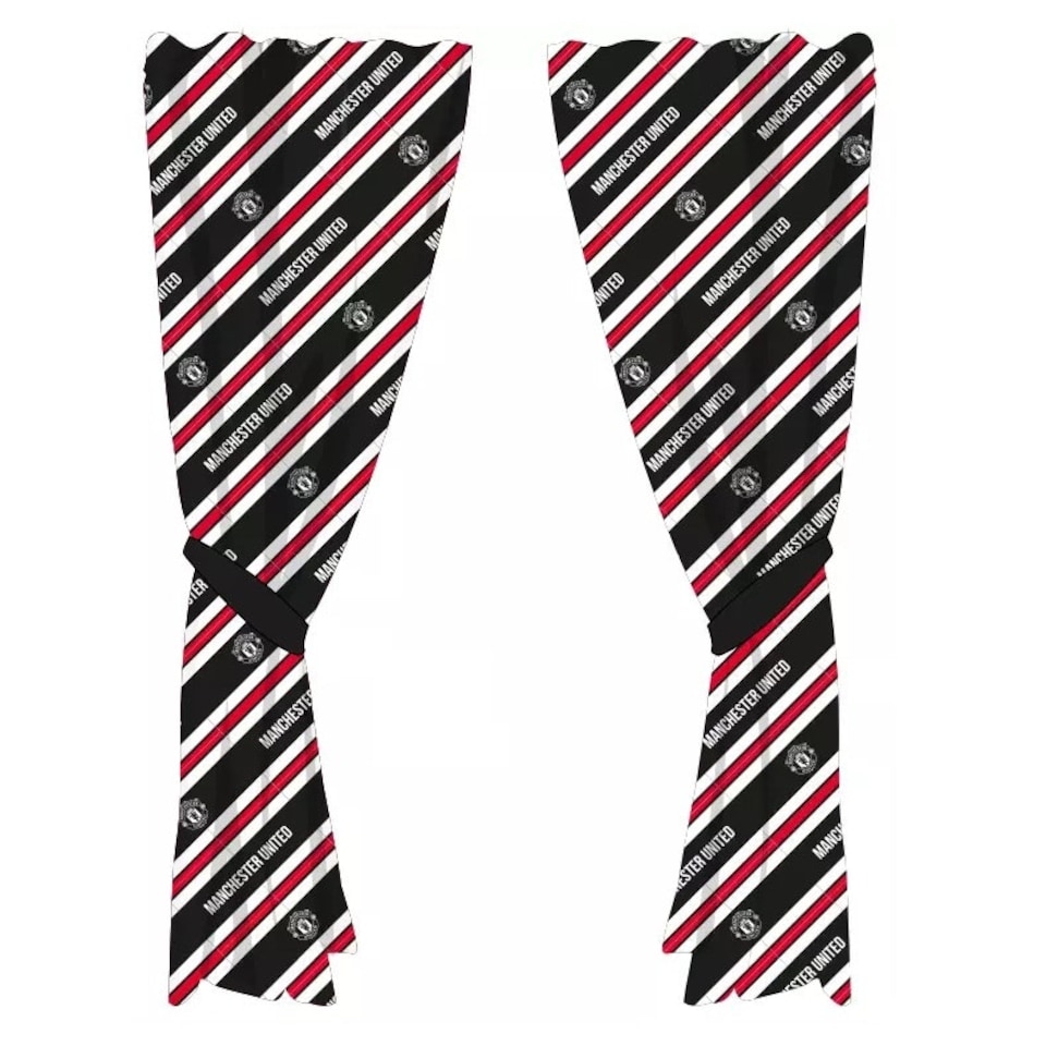 image 1 of Manchester United FC Curtains 54 inch Red