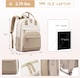 image 6 of LOVEVOOK Diaper Bag Backpack, Baby Bag with Changing Pad, Large Diaper Backpack Boy Girl, Waterproof Baby Registry Bag for Mom Dad with Stroller Buckles, Beige-khaki | Brown | beige-khaki