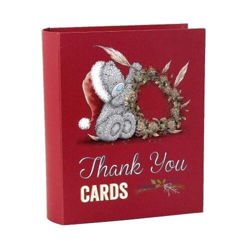 image 1 of Thank You 20 Card 4 Different Designs Me to You Bear Adorable Christmas Cards