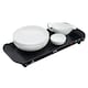 image 3 of Cooks Professional | Black | Buffet Warmer | 3-Sections | 6L Capacity | Hot Plate Function | Temperature Control