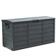 image 1 of Gr8 Garden Black 300L Plastic Storage Box Garden Outdoor Shed Utility Cushion Chest Truck