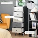 image 4 of HOMCOM Chest of Drawers, 5 Drawer Dresser, Vertical Storage Organizer Unit for Bedroom, Living Room