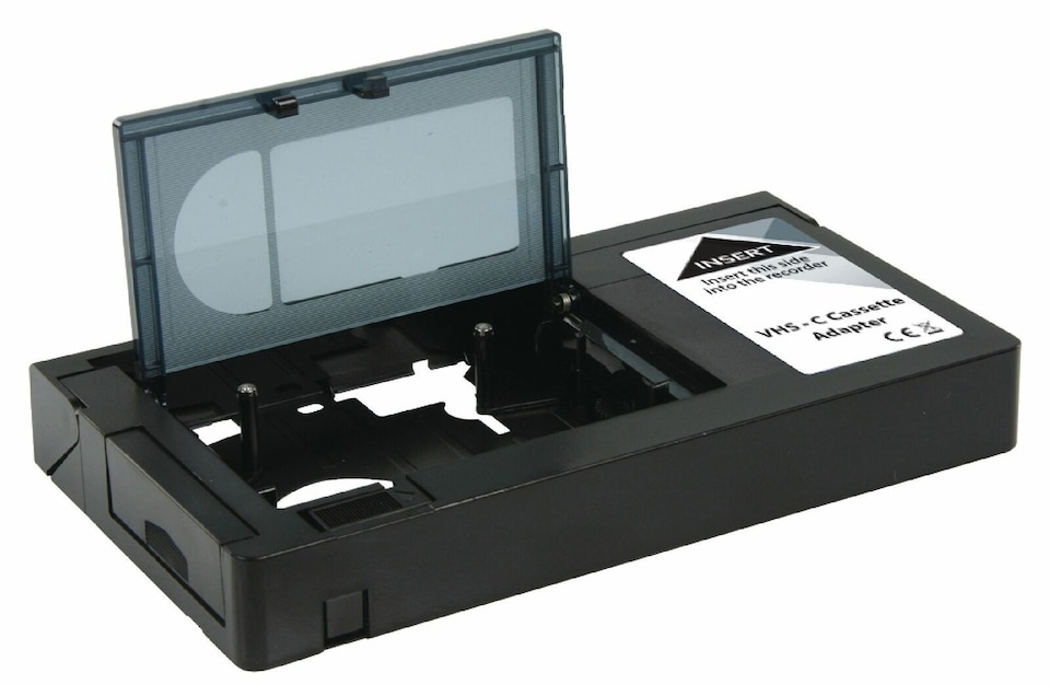 image 1 of Nedis Motorised VHS-C Compact Video Cassette Tape Adaptor Converter Battery Operated Camcorder