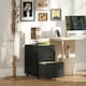 image 2 of Vinsetto Lockable Mobile Filing Cabinet w/ 3 Drawers 39 x 48 x 60 cm White 