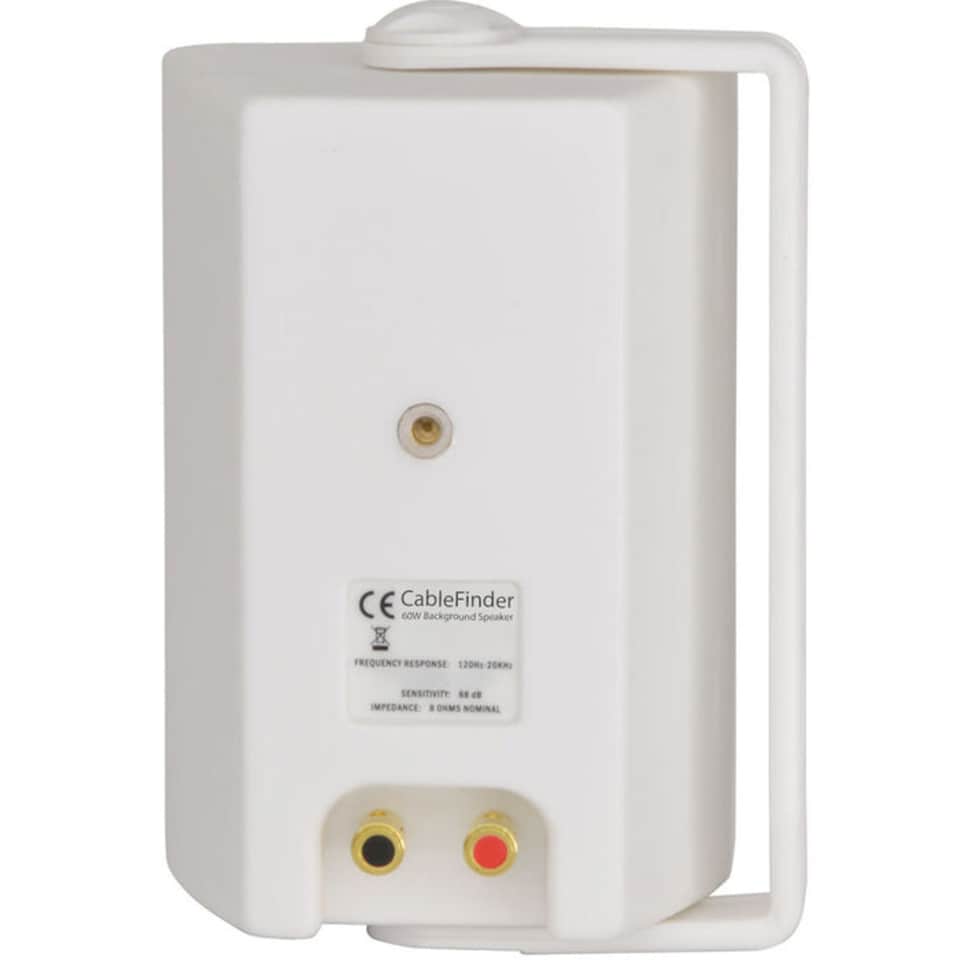 image 1 of Wireless Bluetooth Amplifier & 2x 60W Wall Mounted Speaker Kit HiFi Amp System