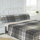 image 2 of Lomond Brushed Cotton Check Luxury Flannelette Complete Sheet Set Multi | Double