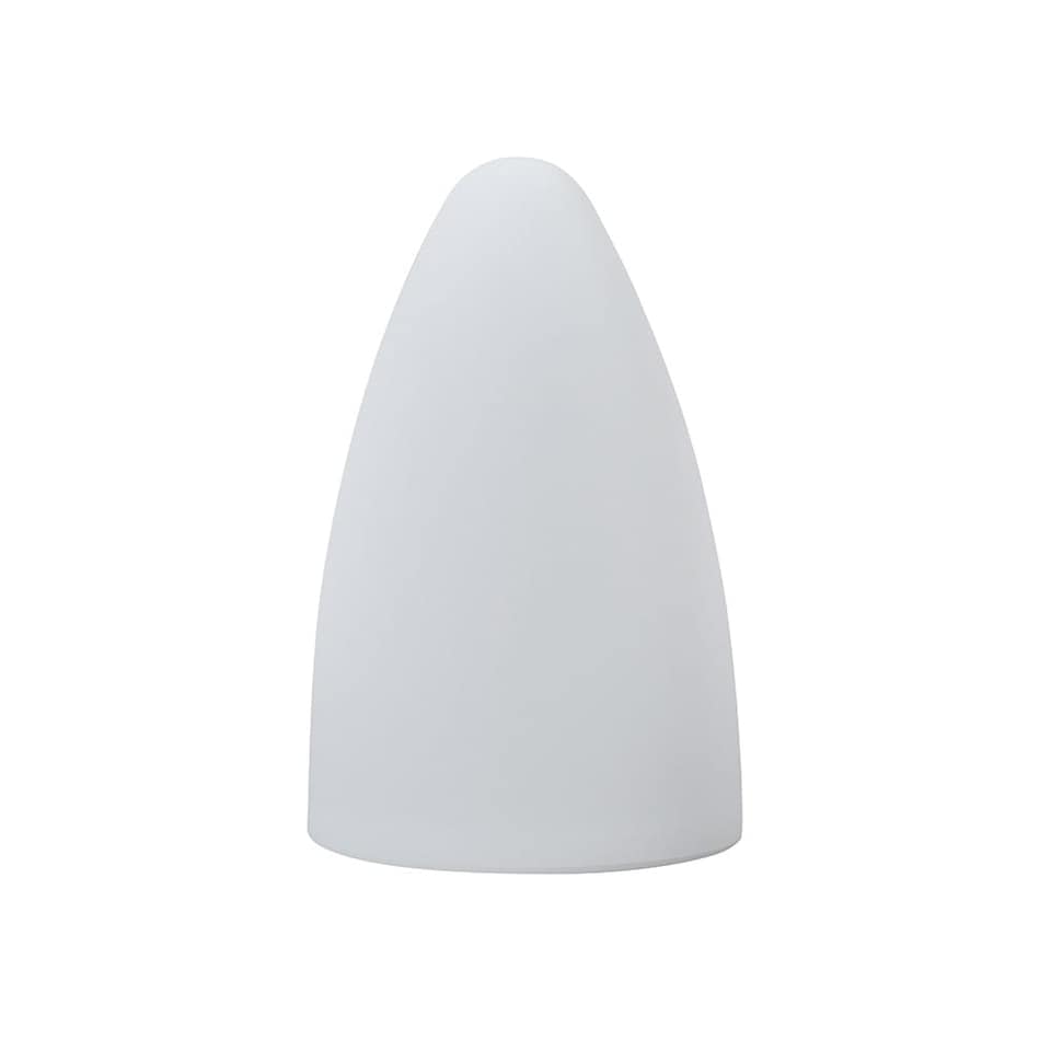 image 1 of ValueLights Tenzin White Outdoor Table Lamp | White