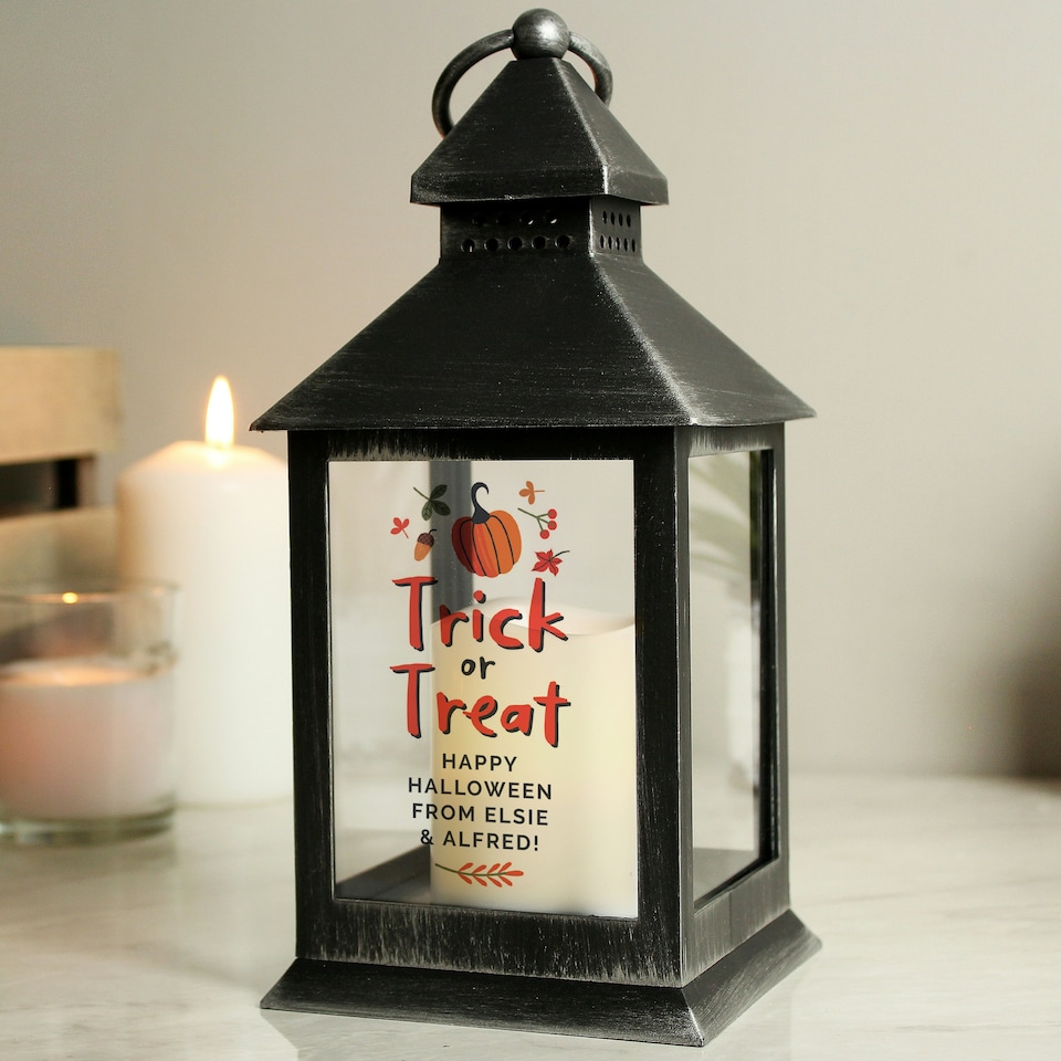 image 1 of Personalised Trick or Treat Lantern