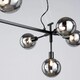 image 5 of BHS Hennock Large Diner Pendant, Satin Black