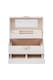 image 1 of Living and Home Lockable Jewellery Storage Box with Drawer-White | White