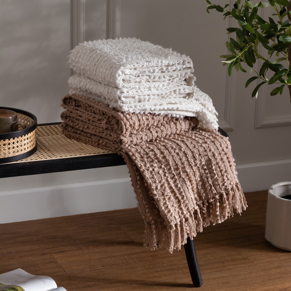 image 1 of Hoem Arvo Woven Fringed Throw
