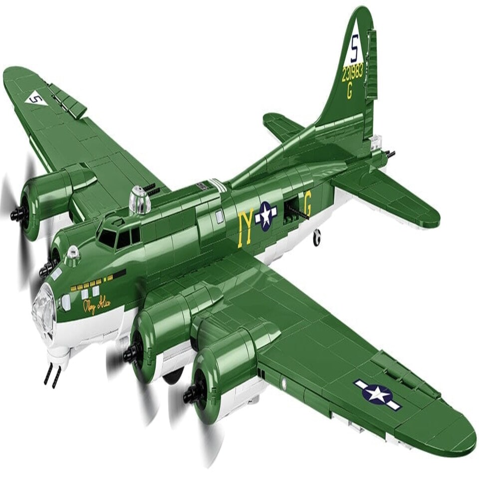 image 1 of Boeing B17G "Flying Fortress" brick plane model - COBI 5750- 1210 bricks