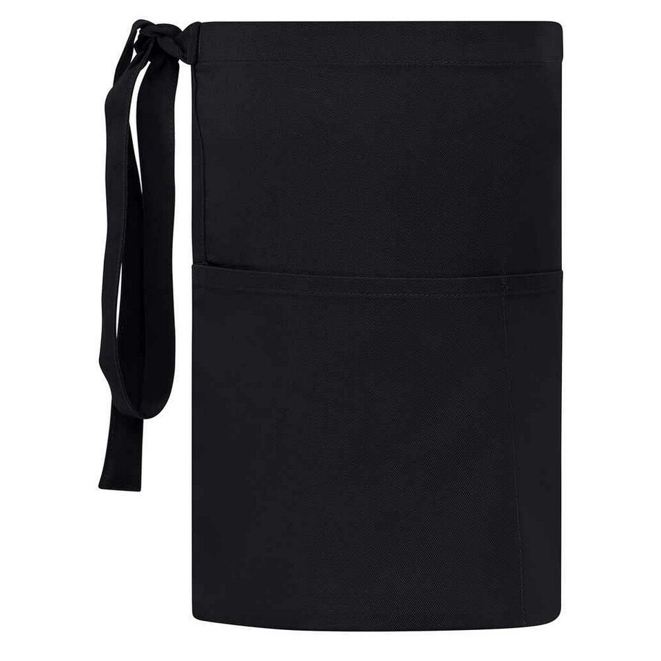 image 1 of Brand Lab Unisex Adult Short Apron - Black - One Size
