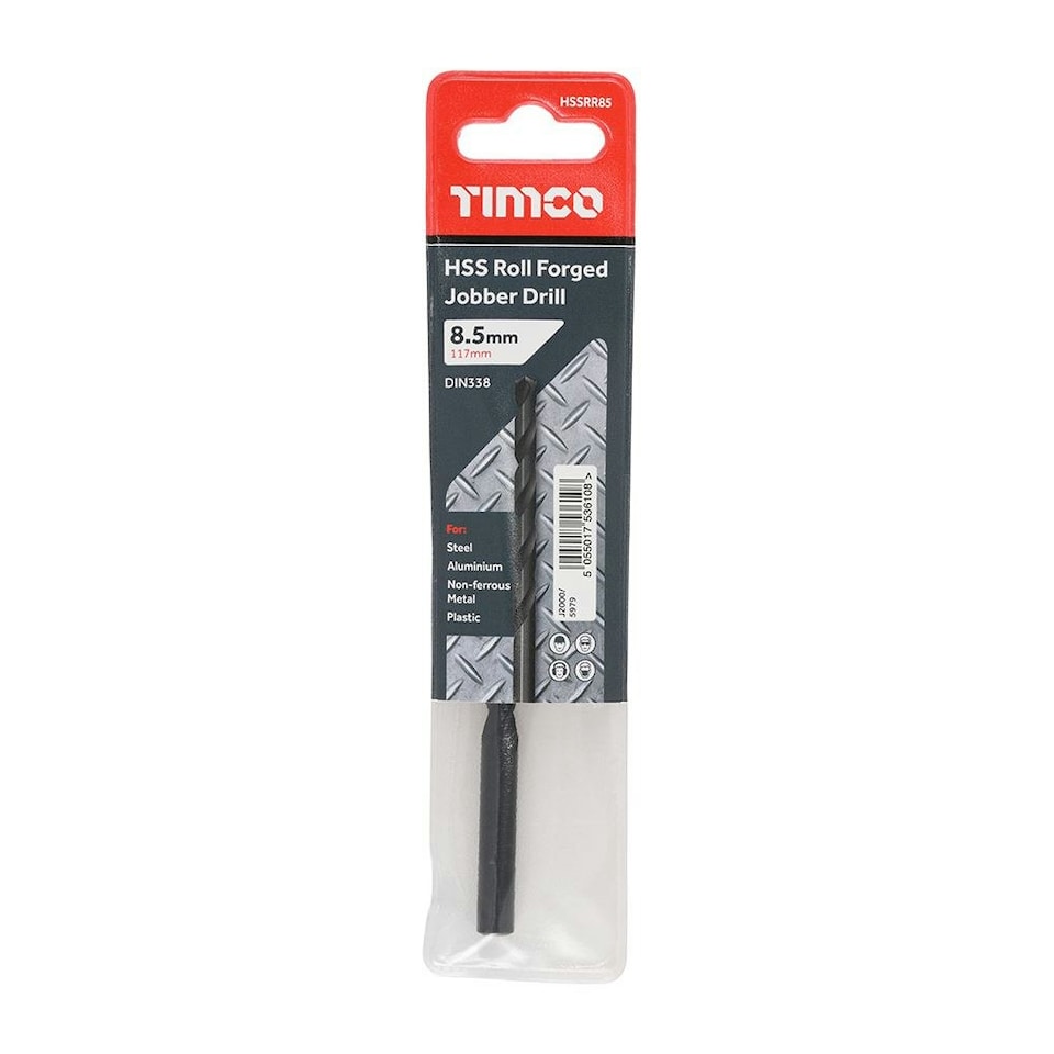 image 1 of Timco - Roll Forged Jobber Drills - HSS (Size 8.5mm - 1 Each)