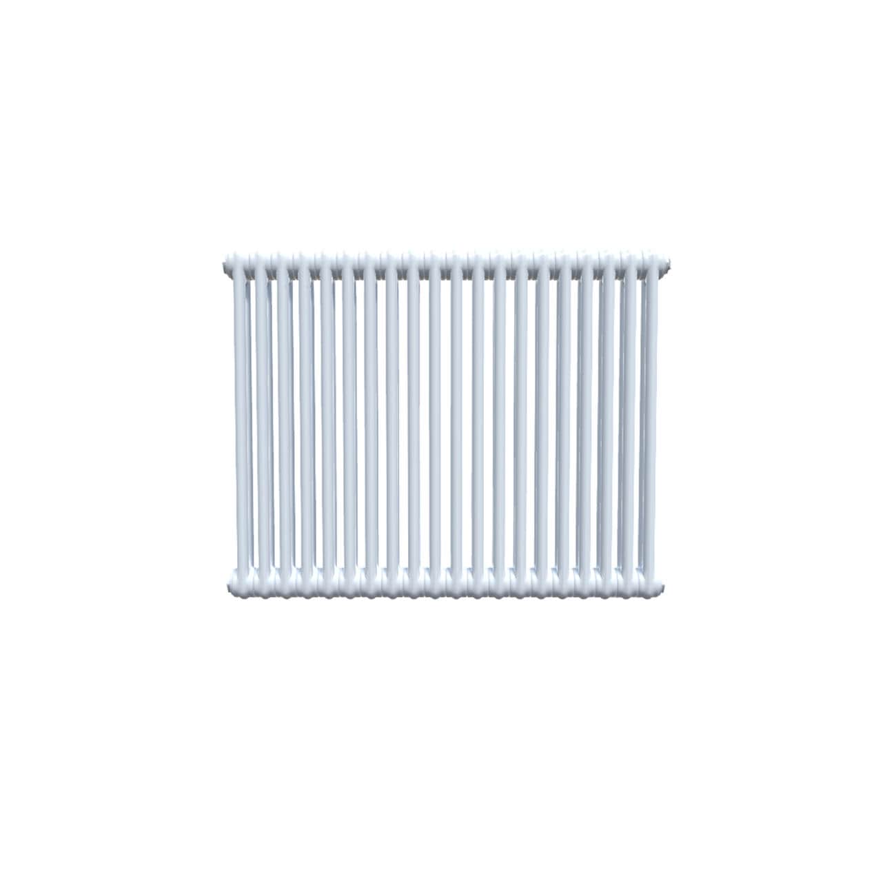 UK Radiators Bircham Double Column Horizontal Cast-Iron Radiator w/feet ...