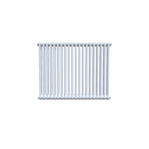 UK Radiators Bircham Double Column Horizontal Cast-Iron Radiator w/feet ...