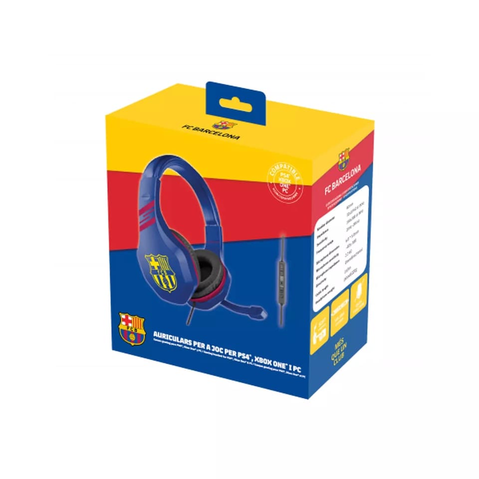 image 1 of Barcelona FC Gaming Headset