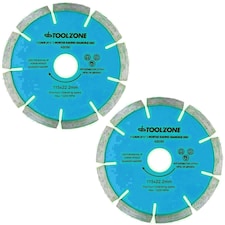 115mm Mortar Raking Diamond Pointing Disc Blade Masonry 6mm Thick 2 Pack