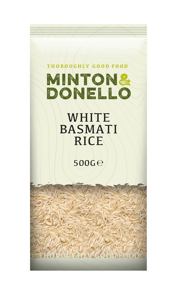 image 1 of Minton & Donello White Basmati Rice 6 x 500g
