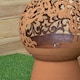 image 4 of 57cm Steel Helios Fireglobe Outdoor Garden Fire Pit