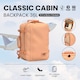image 2 of CabinZero Classic Cabin Backpack 36L, Light & Roomy for Airline Overheads | Pink | Sunny Day