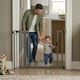 image 6 of Safetots Pressure Fit Self Closing Stair Gate, Narrow, 68.5cm - 75cm, Slate Grey, Auto Closing Baby Gate, Safety Barrier
