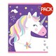 image 1 of Unique Party Unicorn Party Bags (Pack of 8) - Purple/White - One Size Purple