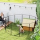 image 8 of PawHut Dog Pen, 12-Panel Puppy Pen for Large Dogs, 100Hcm, Black | Multi | Not provided