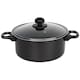 image 2 of Gr8 Home Black 8 Piece Non Stick Cookware Set Cooking Pot Frying Pan Saucepan With Lids