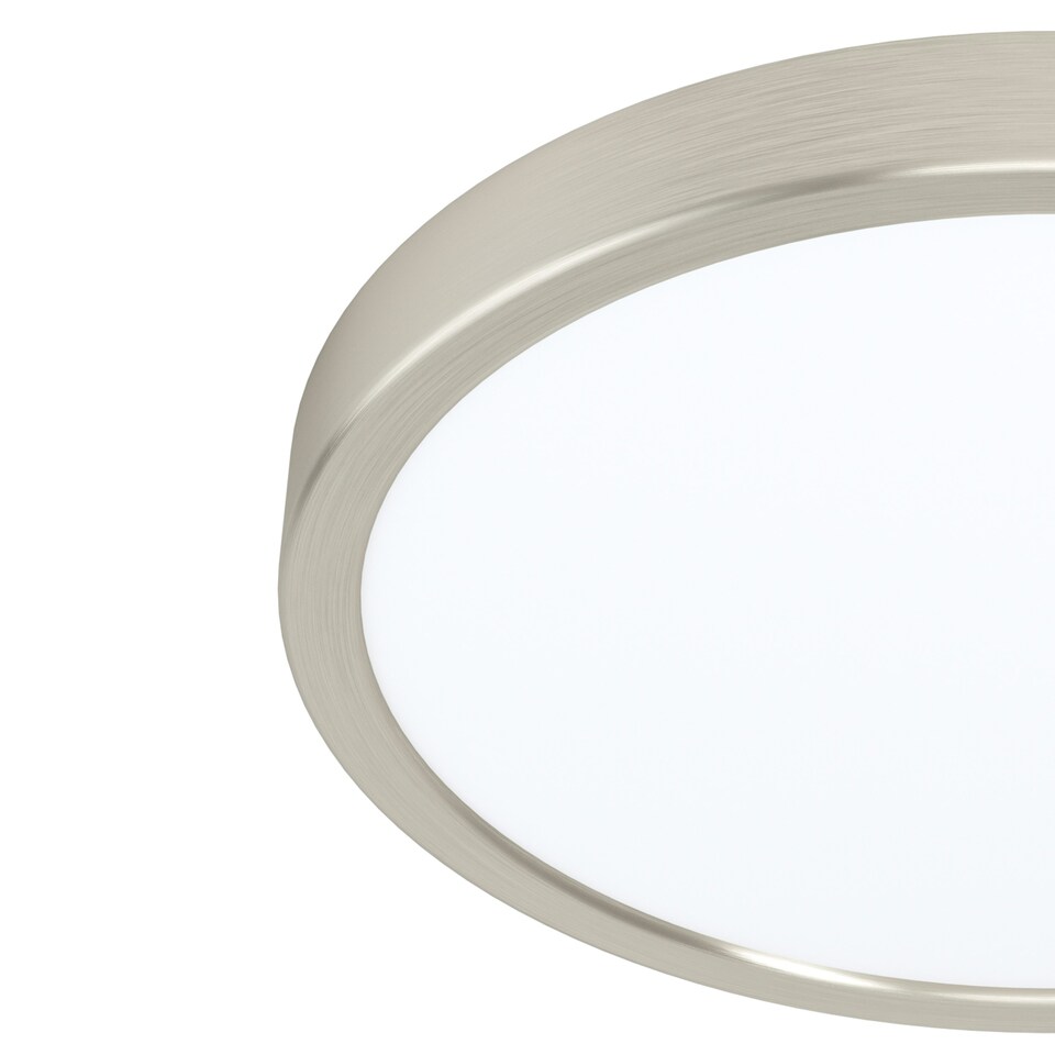image 1 of EGLO Fueva 5 LED Circular Matte Nickel Surface-Mounted Light