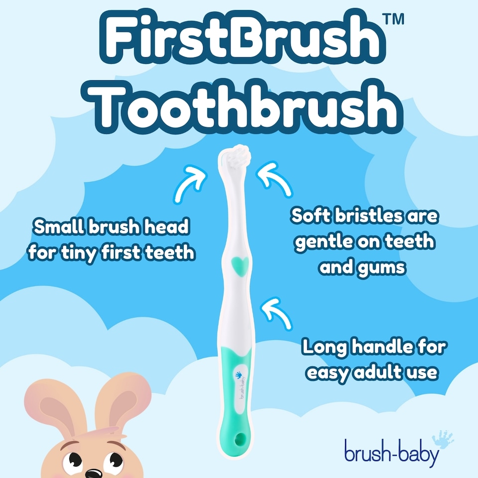 image 1 of My FirstBrush™ Baby Toothbrush & FirstTeether™ For Babies Set (0-18 months)