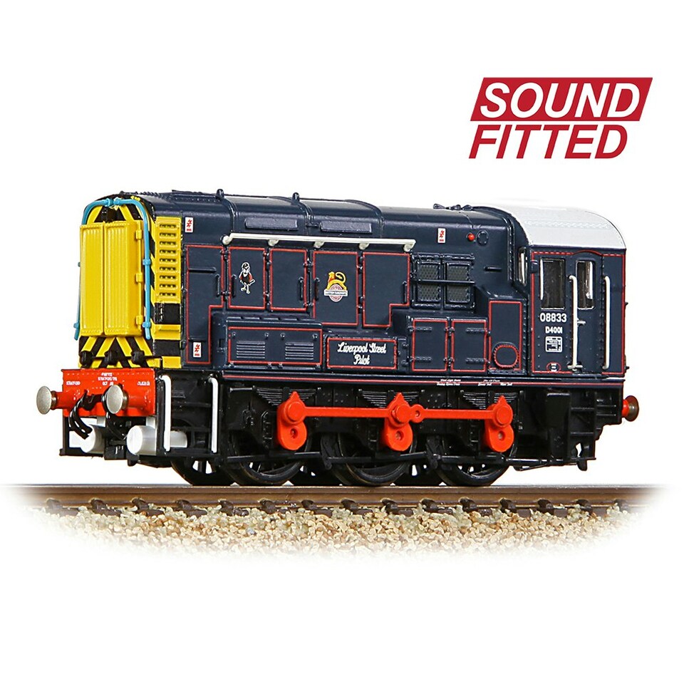 Graham Farish Class 08 833 'Liverpool Street Pilot' BR/GER (DCC-Sound)